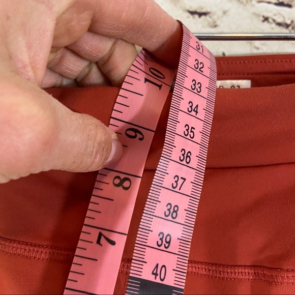Orange high waisted active leggings size small - Picture 7 of 9